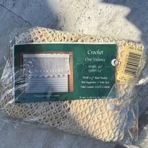 Crochet Lace Valance